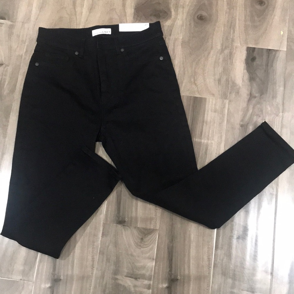 Loft Black Jeans NEW NWT